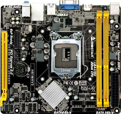 Дънна платка BIOSTAR H81MHV3, Intel H81, sock. 1150, Ver 7.3 - BIO-MB-H81MHV3