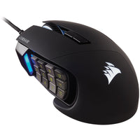 CORSAIR SCIMITAR RGB ELITE, MOBA/MMO Gaming Mouse, Black, Backlit RGB LED, 18000 DPI - CH-9304211-EU thumbnail 1