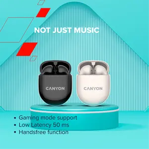 CANYON TWS-6, Bluetooth headset, with microphone, BT V5.3 JL 6976D4