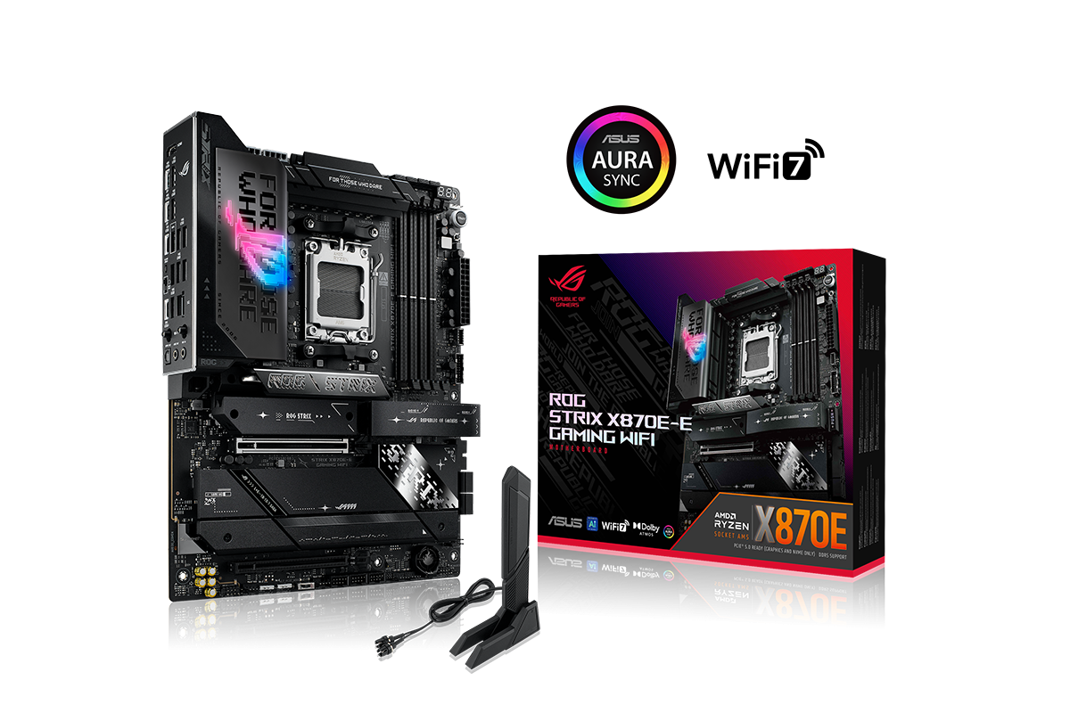 Дънна платка ASUS ROG STRIX X870E-E GAMING WIFI AM5 DDR5 - 90MB1IB0-M0EAY0