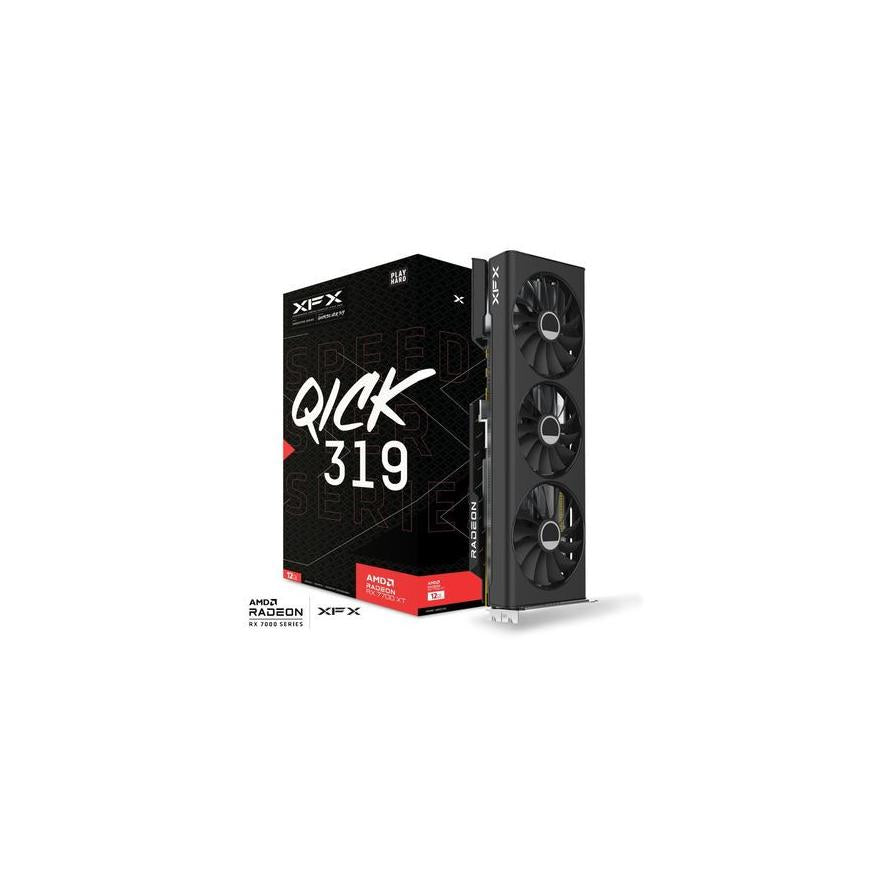 XFX RX 7700XT Black Qick319 12GB GDDR6 HDMI 3xDP - (A) - RX-77TQICKB9