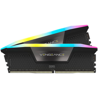 Памет Corsair DDR5, 6400MT/s 32GB 2x16GB DIMM, Unbuffered, 32-40-40-84, Std PMIC, XMP 3.0, VENGEANCE RGB DDR5 Black Heatspreader, RGB LED, 1.4V - CMH32GX5M2B6400C32 thumbnail 1