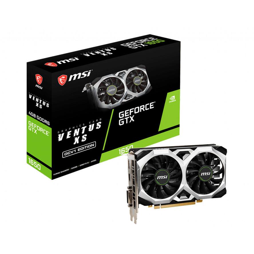 MSI GTX1650 D6 Ventus XS OCV1 4GB GDDR6 HDMI DVI DP