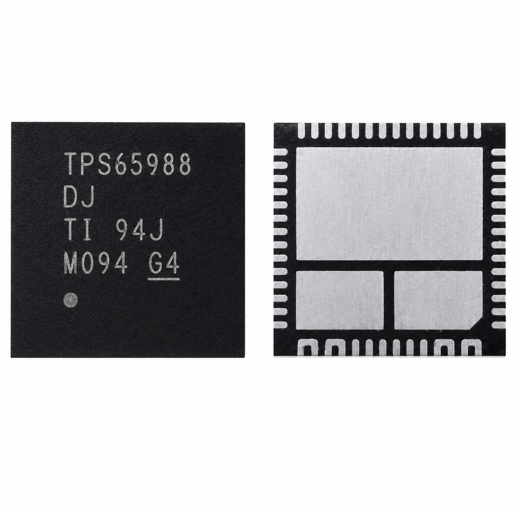 TPS65987SCE / TPS65987SDH / TPS65987DCE / TPS65988DH / TPS65988DJ / TPS65987DDH / TPS65987DDJ / TPS65988CD USB Type-C® & USB Power Delivery 3.0 Controller VQFN-56