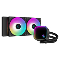 Охлаждаща система DeepCool Water Cooling LS520 SE Addressable RGB, Infinity mirror design LGA1700/AM5 - R-LS520-BKAMMM-G-1 thumbnail 1