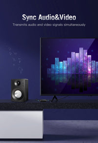 Vention Кабел HDMI v2.0 M / M 4K/60Hz Gold - 10M Black - AACBL thumbnail 4