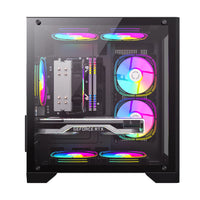 Gamemax кутия Case mATX - Infinity Mini Black thumbnail 4