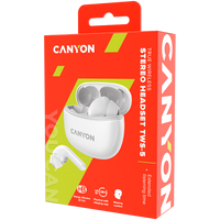 CANYON TWS-5, Bluetooth headset, with microphone, BT V5.3 JL 6983D4 thumbnail 1