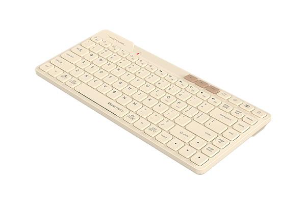 A4tech FBK26C AS Cafe Latte Fstyler безжичнa мини тиха клавиатура, Multi-mode, кирилизирана - A4-KEY-FBK26-CAFE-BG