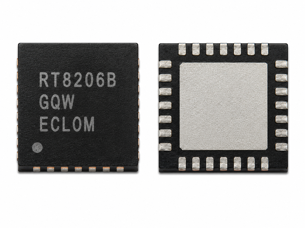 RT8206BGQW Dual Synchronous Buck PWM Controller 3.3V/5V WQFN-32