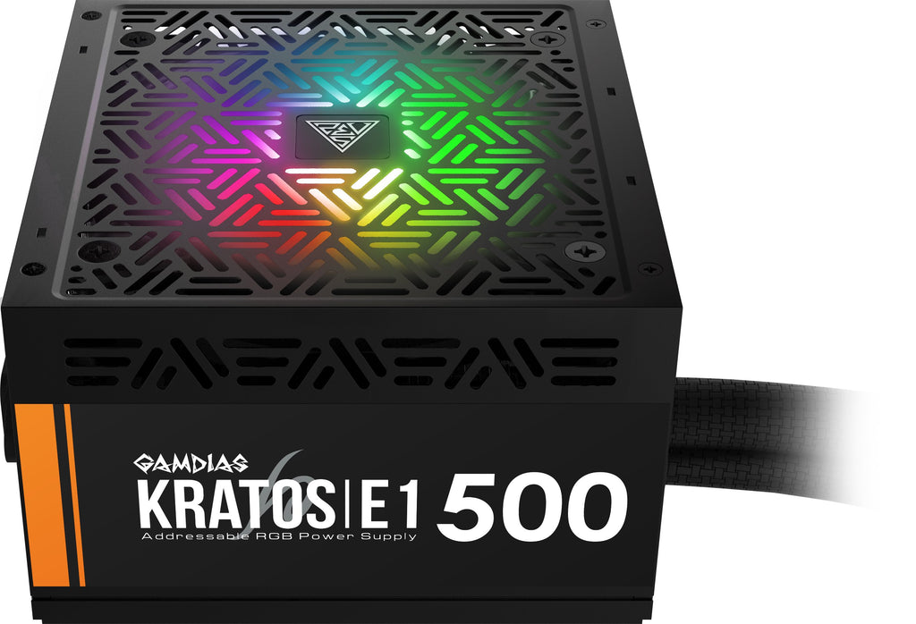 Захранващ блок Gamdias PSU 500W Addressable RGB KRATOS E1-500 - GAMDIAS-KRATOS-E1-500