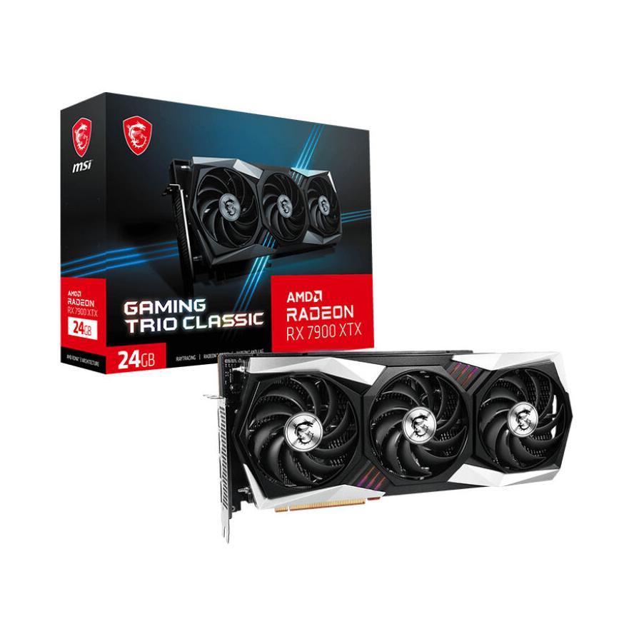 MSI Radeon RX7900 XTX Gaming Trio 24GB GDDR6 HDMI 3xDP - (A) - V520-005R