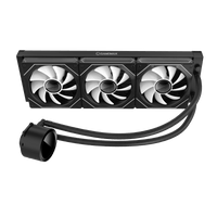 Охлаждаща система GameMax IceBurg 360 Digital Black, Water Cooling 360 system, Full Copper block base, thumbnail 5