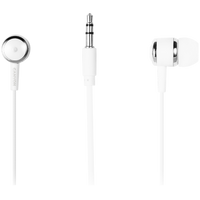 CANYON Stereo earphones with microphone, White - CNE-CEPM01W thumbnail 2