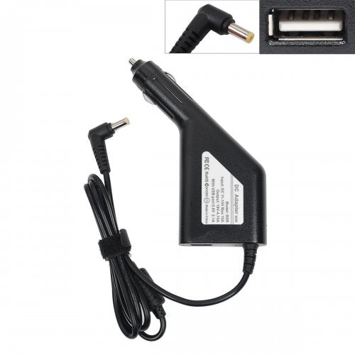 DC Car Adapter / Зарядно за кола (автомобил) Acer 19V 90W 4.74A (5.5x1.7) (Cigarette Type) + USB Charger