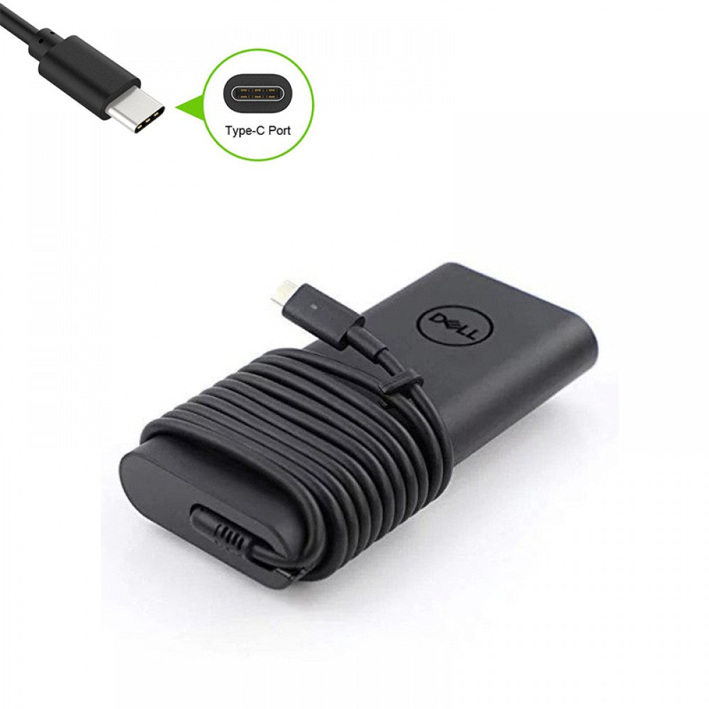 Оригинално Зарядно за лаптоп за DELL 5V/3A 9V/3A 15V/3A 20V/3.25A 65W - Type-C