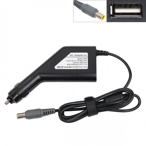 DC CAR Adapter / Зарядно за кола (автомобил) Lenovo Notebook 20V 90W 4.5A (7.9x5.5)