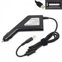 DC CAR Adapter / Зарядно за кола (автомобил) Lenovo Notebook 20V 90W 4.5A (Square tip) + USB Charger thumbnail 1