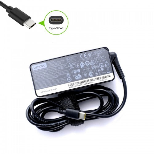 Оригинално Зарядно за лаптоп (Original Laptop Adapter) Lenovo Yoga 910-13IKB USB (Type-C) 20V/2.25A 15V/3A 9V/2A 5V/2A 45W