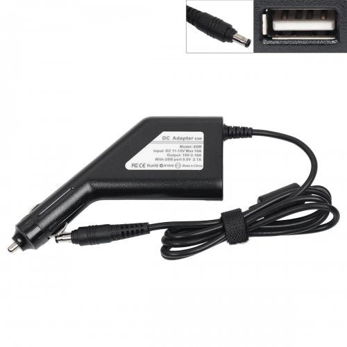 DC Car Adapter / Зарядно за кола (автомобил) Samsung 19V 3.16A 60W (5.5x3.0) + USB Charger