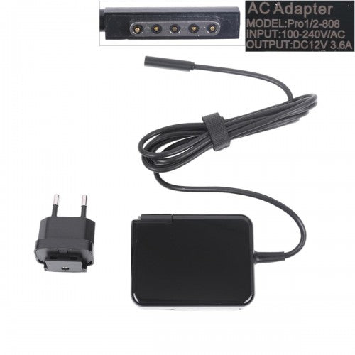 Зарядно за лаптоп (Laptop AC Adapter) Microsoft Surface Pro1 Pro2 12V 3.6A 43W - Заместител / Replacement Шуко Високо Качество A+