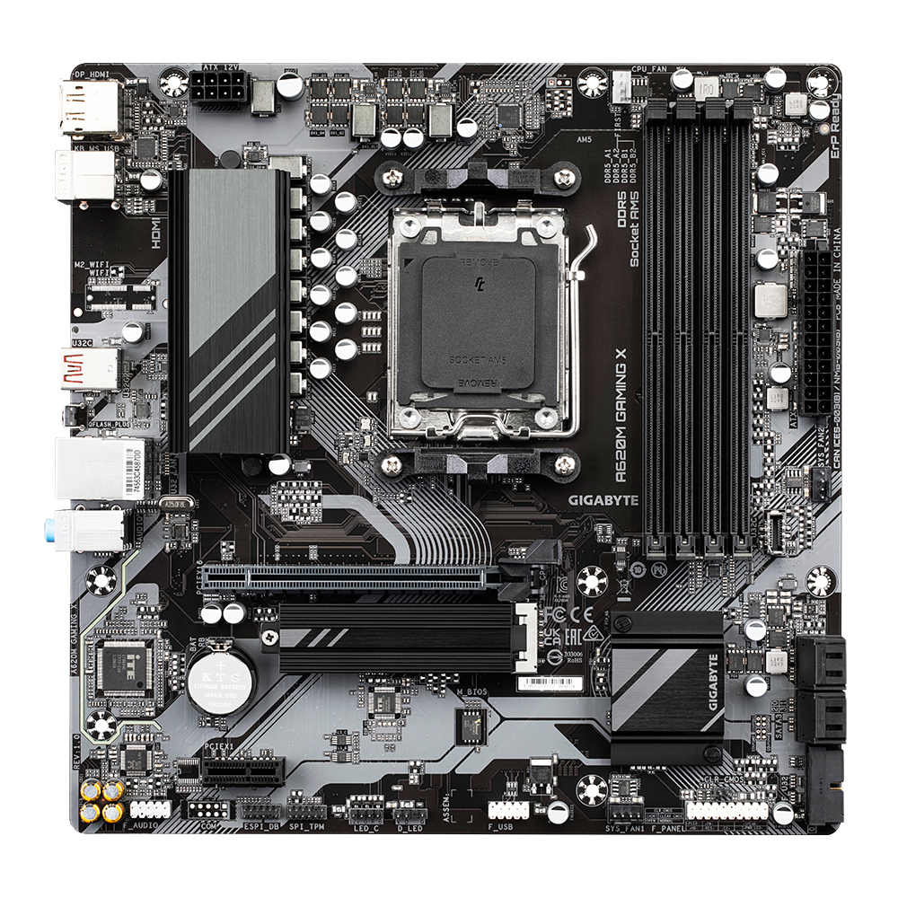 Дънна платка GIGABYTE A620M GAMING X socket AM5, 4xDDR5 - GA-MB-A620M-GAMING-X