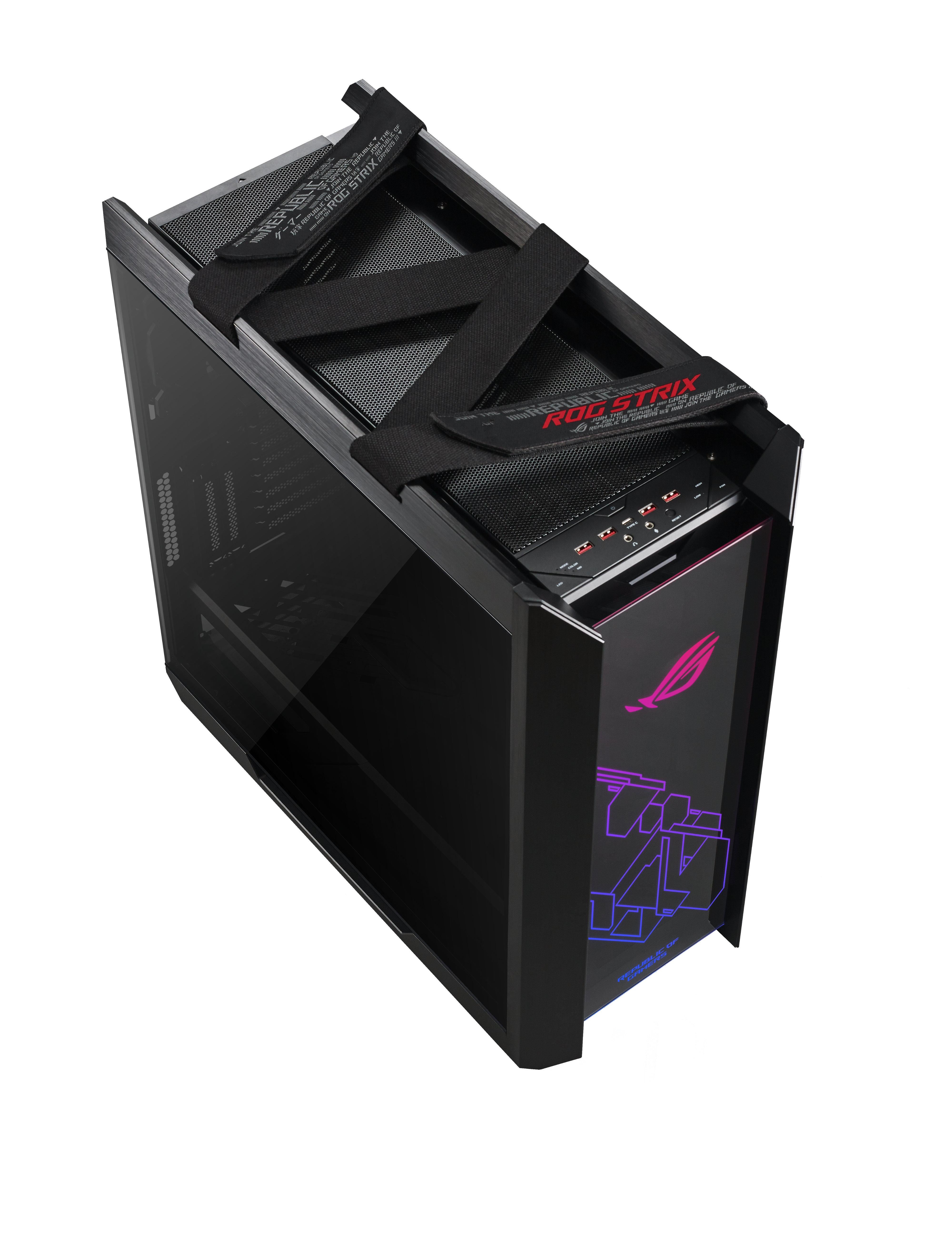 Кутия за компютър ASUS ROG Strix Helios, ATX/EATX, Mid-Tower, Aura Sync ARGB - ASUS-CASE-ROG-HELIOS-BK