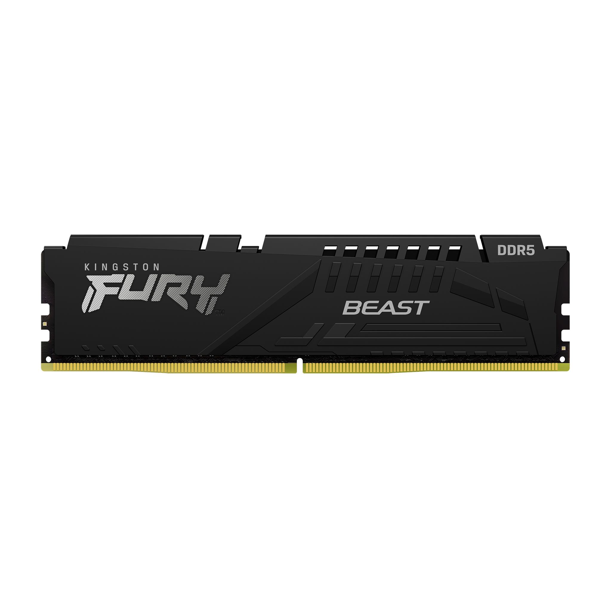 Памет Kingston FURY Beast Black 64GB(2x32GB) DDR5 - KF560C30BBEK2-64