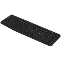 Kлавиатура CANYON keyboard KB-W01 EN/BG Wireless Black - CNE-CKEYW01-BG thumbnail 4