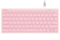 Безжична клавиатура A4TECH FBX51C FSTyler, розово - A4-KEY-FBX51C-PINK thumbnail 1