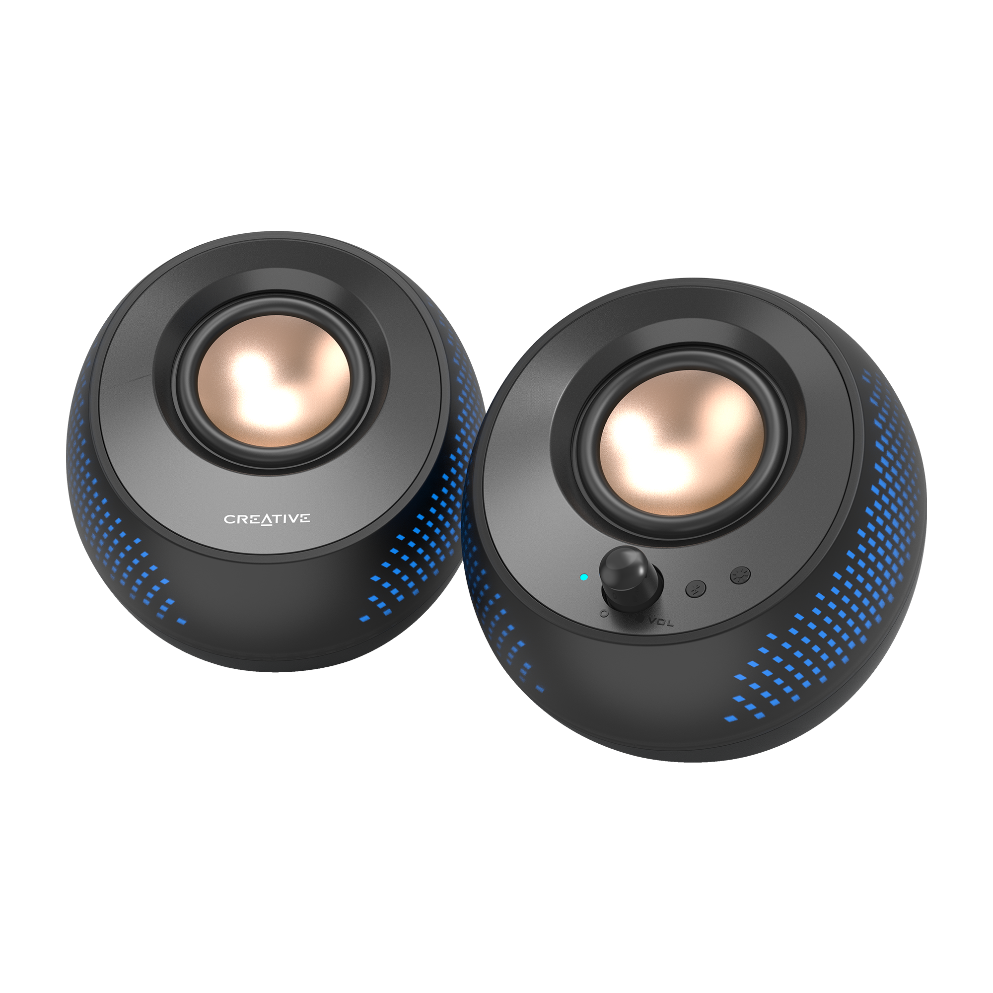 Озвучителна система Creative PEBBLE X - 15W RMS, USB-C - CREAT-SPEAK-PEBBLE-X