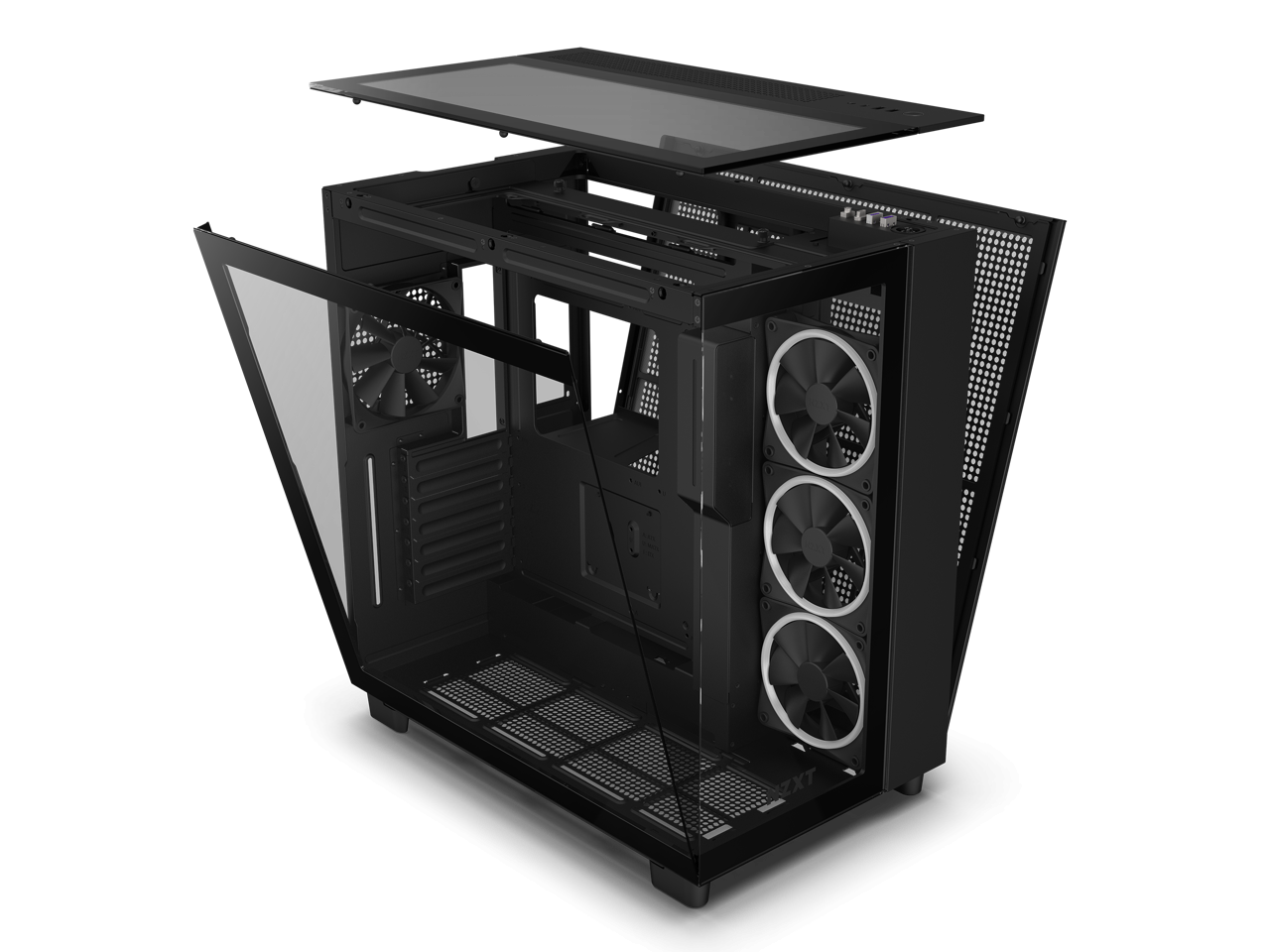 Кутия за компютър NZXT H9 Elite Matte Black