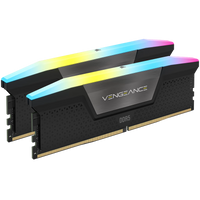 Памет CORSAIR DDR5, 6400MT/s 32GB 2x16GB DIMM, Unbuffered, 36-48-48-104, Std PMIC, XMP 3.0, VENGEANCE RGB DDR5 Black Heatspreader, Black PCB, 1.4V - CMH32GX5M2B6400C36 thumbnail 1