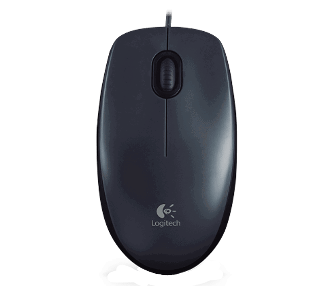 Мишка, LOGITECH M90 /USB/BLACK - 910-001793