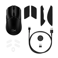 Геймърска мишка HyperX Pulsefire Haste 2, Wireless, RGB, USB, Черен - HX-MOUSE-PFH-WL-BL-2 thumbnail 6