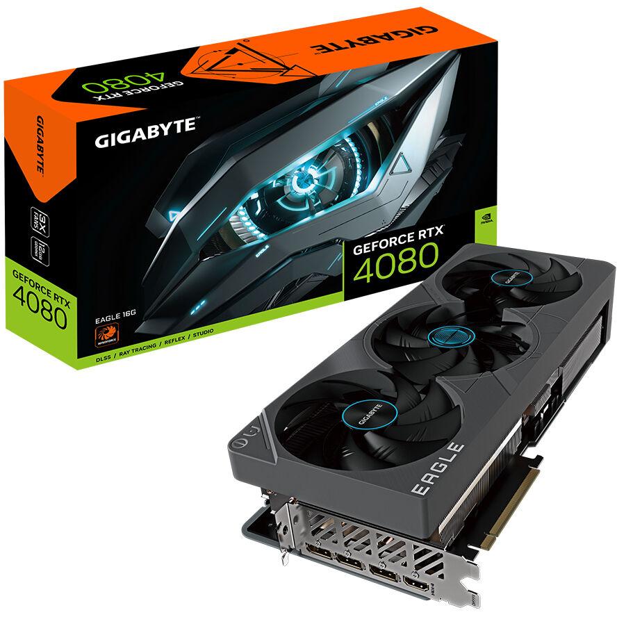 Gigabyte RTX4080 EAGLE 16GB GDDR6X HDMI 3xDP - (A) - GV-N4080EAGLE-16GD (8 дни доставкa)