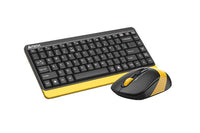Комплект клавиатура и мишка A4TECH Fstyler FG1110, Безжичен, Черен/Жълт - A4-KEY-FG1110-BEE thumbnail 2