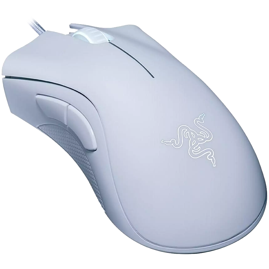 Razer DeathAdder Essential White Edition, Gaming Mouse, True 6 400 DPI optical sensor - RZ01-03850200-R3M1