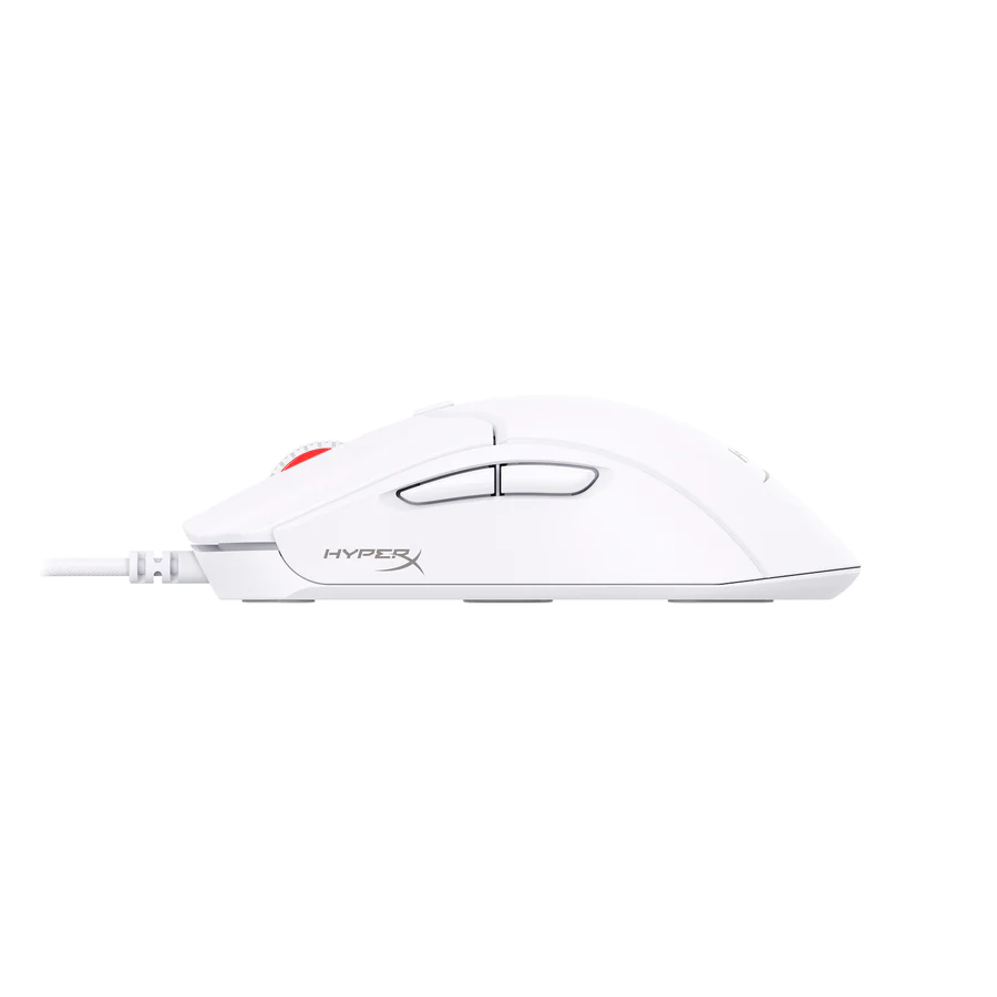 Геймърска мишка HyperX Pulsefire Haste 2, RGB, Бял - HX-MOUSE-PFH-W-2