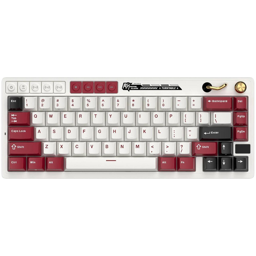 ROYAL KLUDGE RK M65 Famicom Gaming Keyboard Cream switch - RK-M65-FAMICM-CRMSW-US