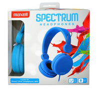Слушалки с микрофон MAXELL HP SPECTRUM, SMS-10S , Син - ML-AH-HP-SPEC-BLUE thumbnail 1