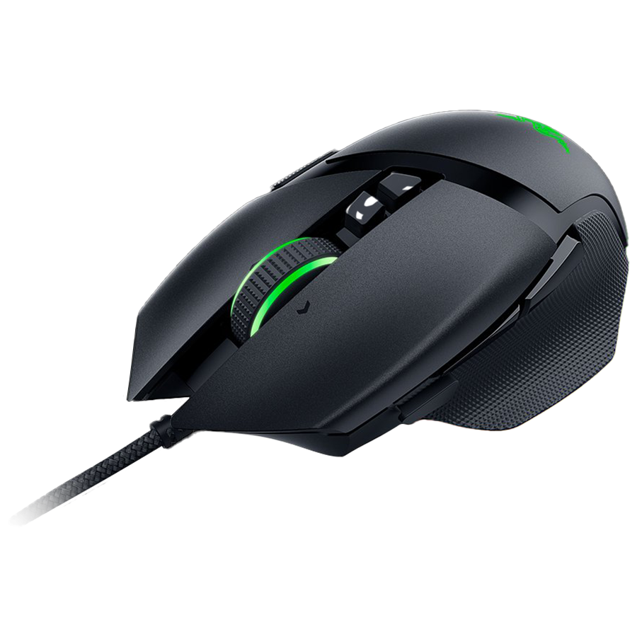 Razer Basilisk V3 35K Gaming Mouse, Black, Focus Pro 35K Optical Sensor Gen-2, Optical Mouse Switches Gen-3 - RZ01-05230100-R3M1