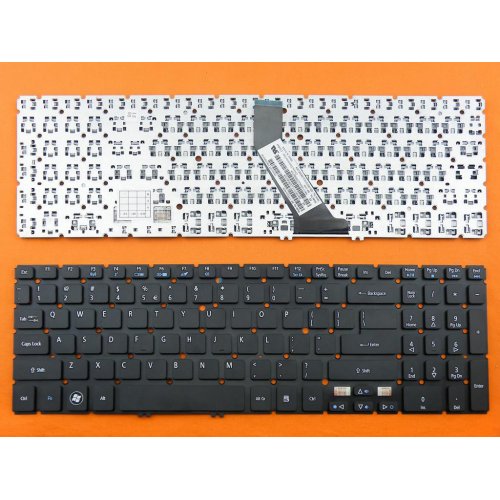 Клавиатура за лаптоп Acer Aspire M5-581 M5-581T Черна Без Рамка / Black Without Frame US/UK с Кирилица