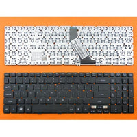 Клавиатура за лаптоп Acer Aspire M5-581 M5-581T Черна Без Рамка / Black Without Frame US/UK с Кирилица thumbnail 1