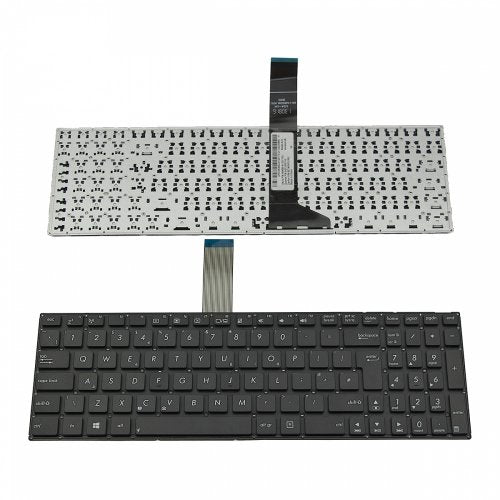 Клавиатура за лаптоп Asus A550 F550 K550 X550 Black Without Frame UK (Big Enter / Голям Ентър) с Кирилица