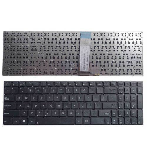 Клавиатура за лаптоп Asus X502 Black No Frame US (Малък Enter) с Кирилица