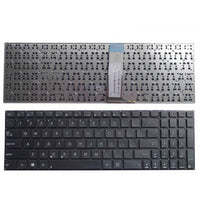 Клавиатура за лаптоп Asus X502 Black No Frame US (Малък Enter) с Кирилица thumbnail 1