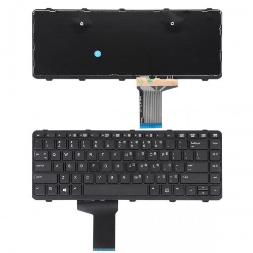 Клавиатура за лаптоп HP ProBook 430 G1 Черна с Черна Рамка / Black Frame Black