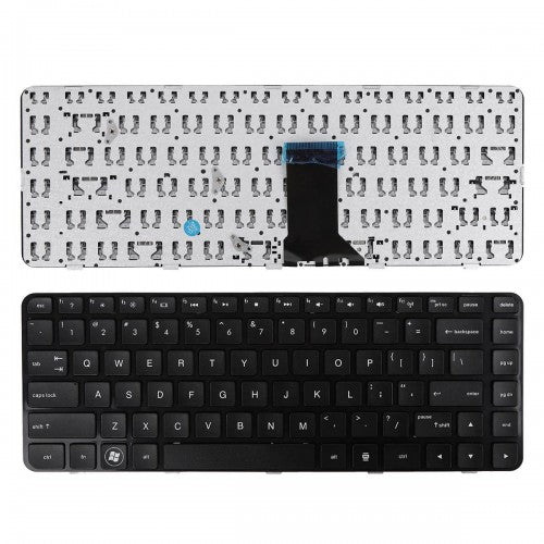 Клавиатура за лаптоп HP Pavilion DV5 DV5-2040 DV5-2050 DV5-2060 DM4 DM4-1000 Черна с Черна Рамка / Black Frame Black US/UK