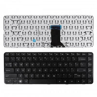 Клавиатура за лаптоп HP Pavilion DV5 DV5-2040 DV5-2050 DV5-2060 DM4 DM4-1000 Черна с Черна Рамка / Black Frame Black US/UK thumbnail 1